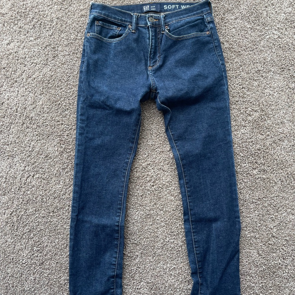 GAP Men’s Skinny Blue Jeans Denim Pants 30x30
